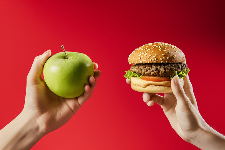 healthy vs unhealthy food