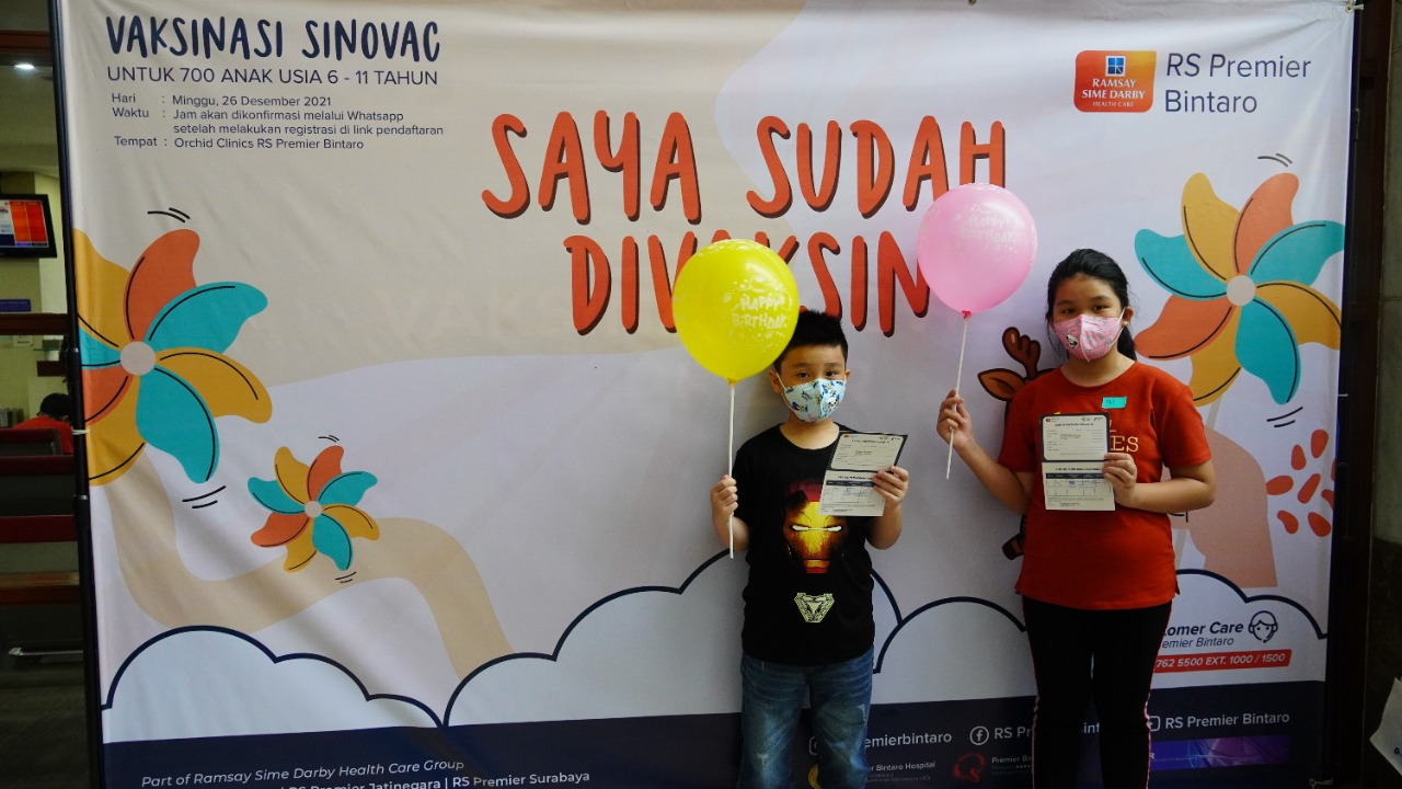 Vaksinasi COVID-19 Untuk Anak Di RS Premier Bintaro