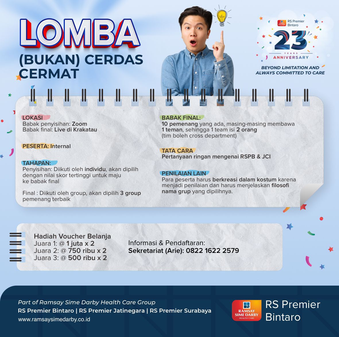 HUT RSBP Ke-23 Premier Bintaro Hospital