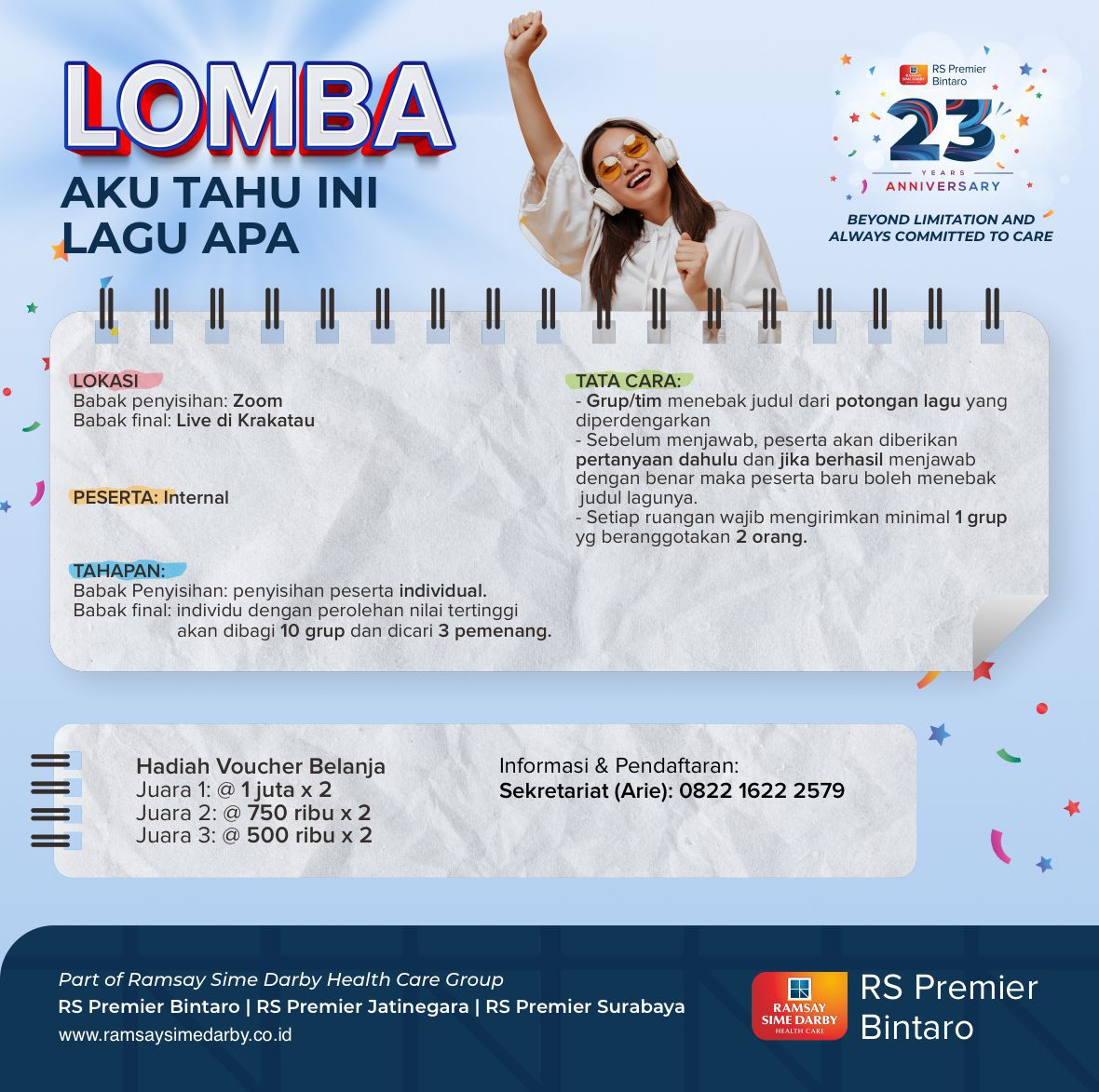 HUT RSBP Ke-23 Premier Bintaro Hospital