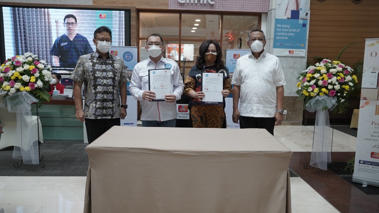 Penandatanganan Perjanjian Premier Bintaro Hospital. Ramsay Sime Darby Health Care is International standard healthcare provider in Bintaro and Jakarta.